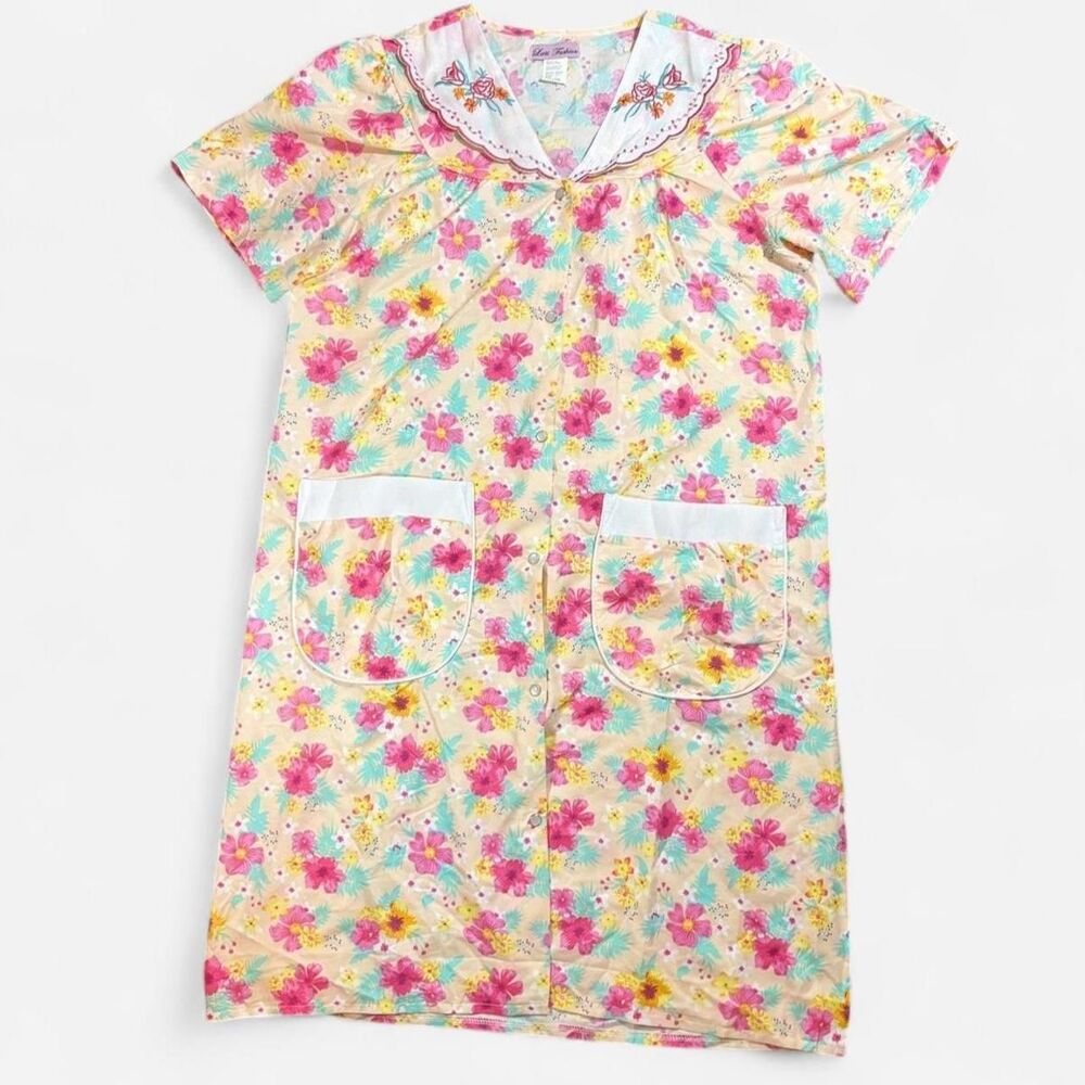 Lati Fashion Floral Embroidered Dress